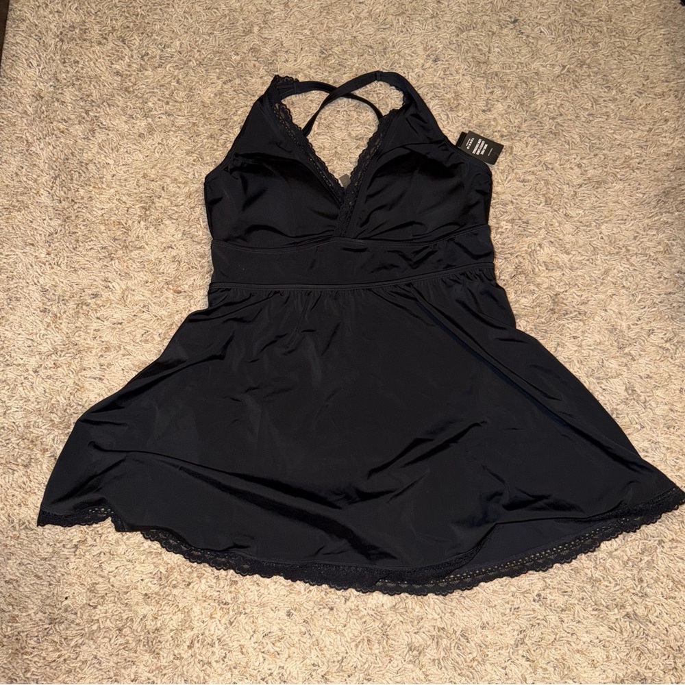 New with tags black torrid swim dress size 2